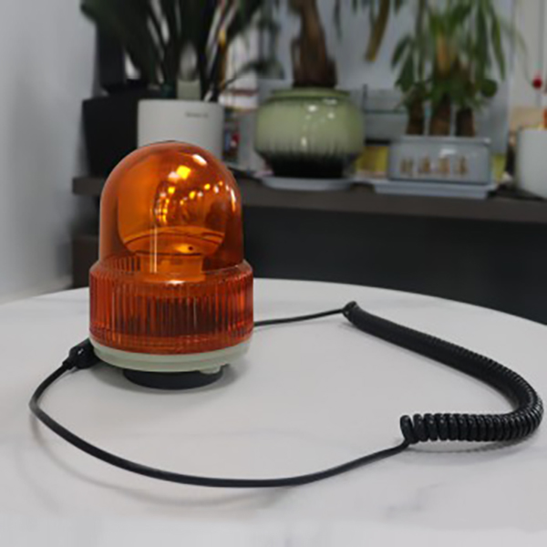 Orange Magnetic Rotating Beacon Light